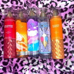 Bath and body works fragrance mists